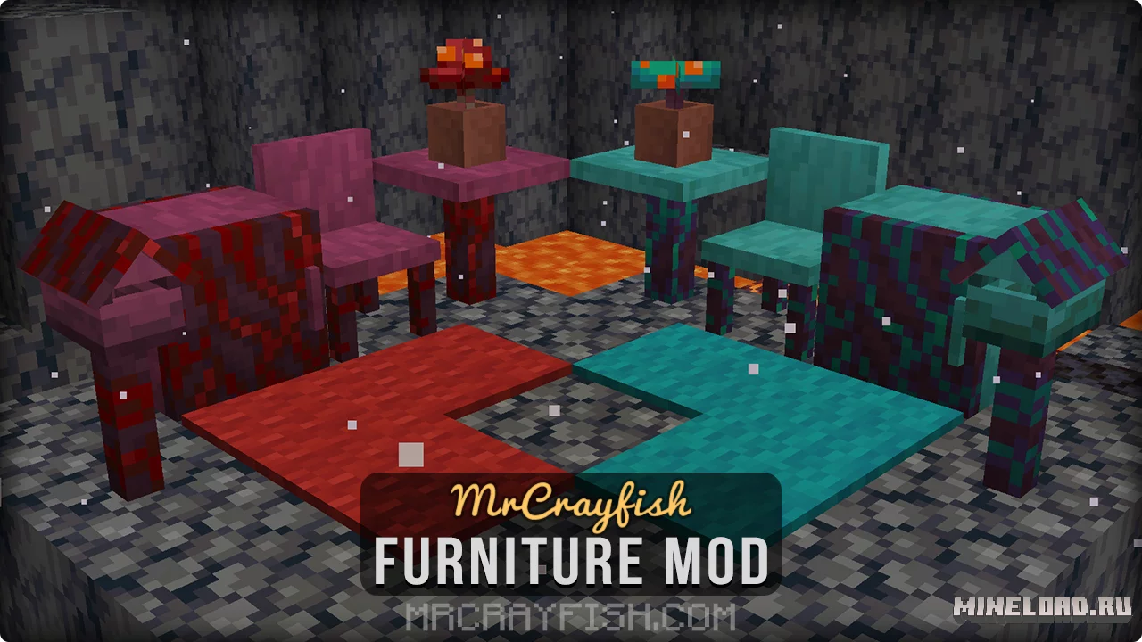 MrCrayfish's Furniture 1.20.1, 1.19.4, 1.18.2, 1.16.5, 1.12.2 - 5