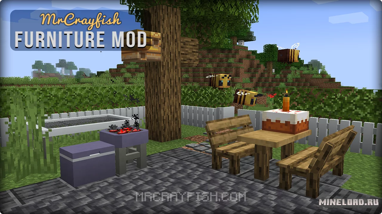 MrCrayfish's Furniture 1.20.1, 1.19.4, 1.18.2, 1.16.5, 1.12.2 - 4
