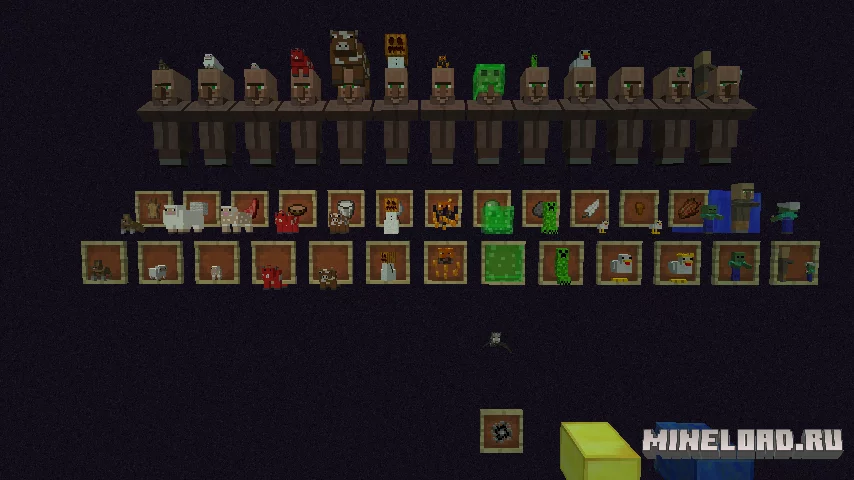 Statues 1.20.4, 1.19.4, 1.18.2, 1.16.5 (статуи мобов и игроков) - 1