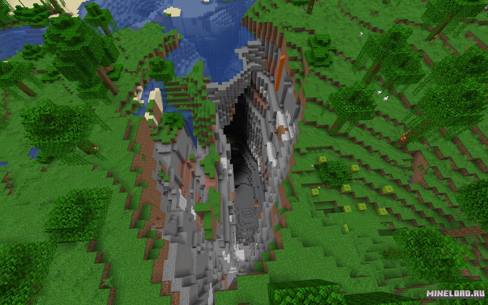Expansive Ravines 1.20.4, 1.19.4 (огромные каньоны) - 2
