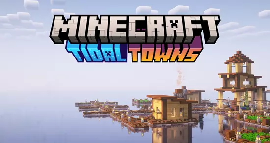 Tidal Towns 1.20.4 (деревни в океане) для Майнкрафт