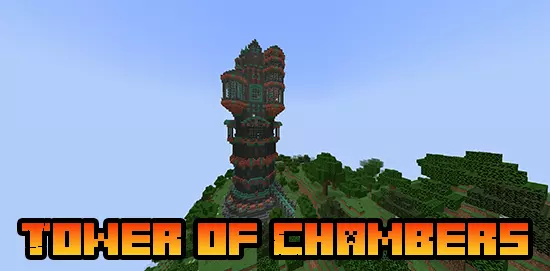 Tower of Chambers 1.21.1 (башня с камерами испытаний) для Майнкрафт