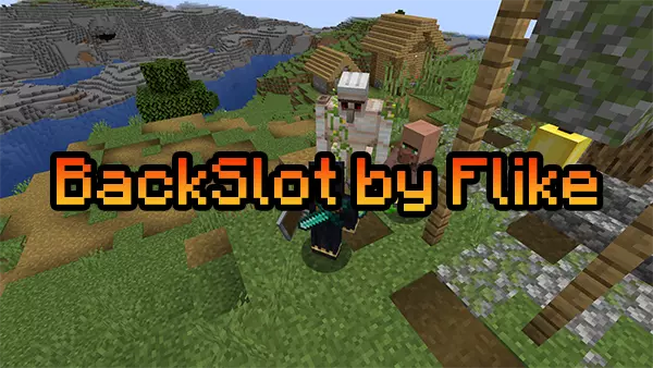 BackSlot by Flike 1.20.1 (слот для спины) для Майнкрафт