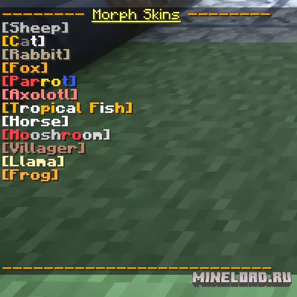 Gamingbarn's Morphs 1.21.8, 1.21.1 - 4
