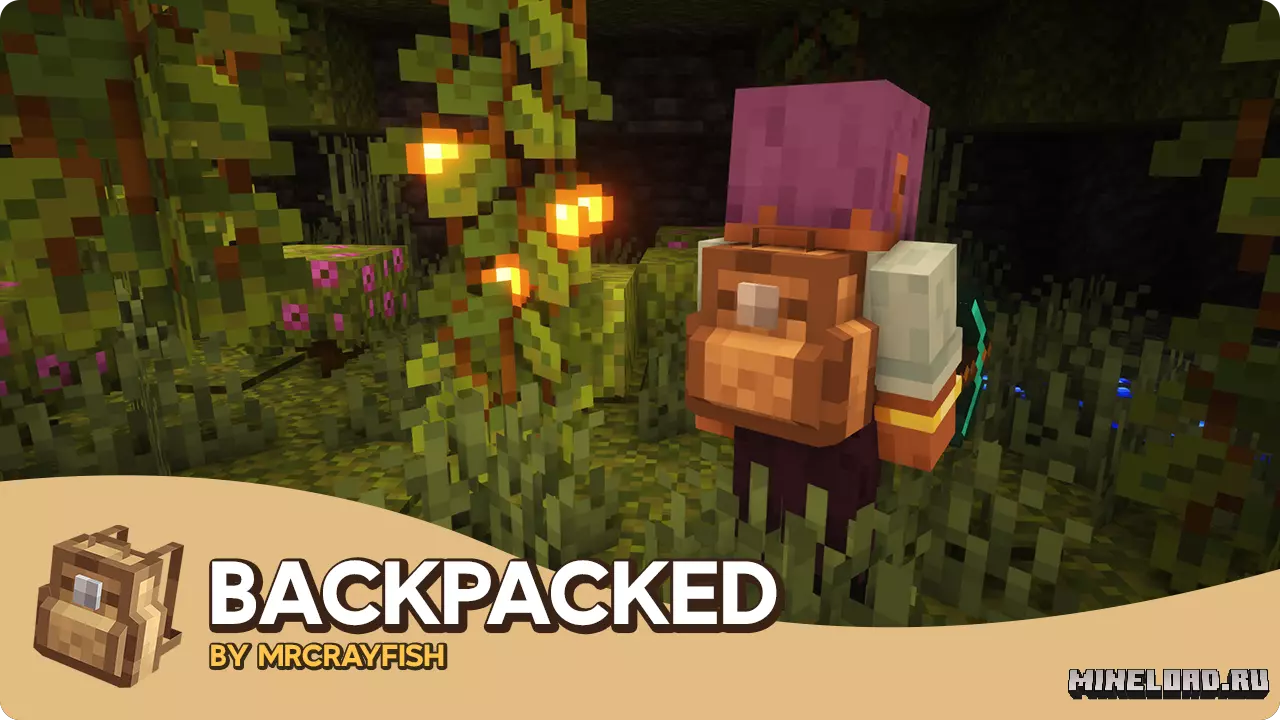 Backpacked 1.21.1, 1.20.1, 1.19.2, 1.16.5, 1.12.2 - 7